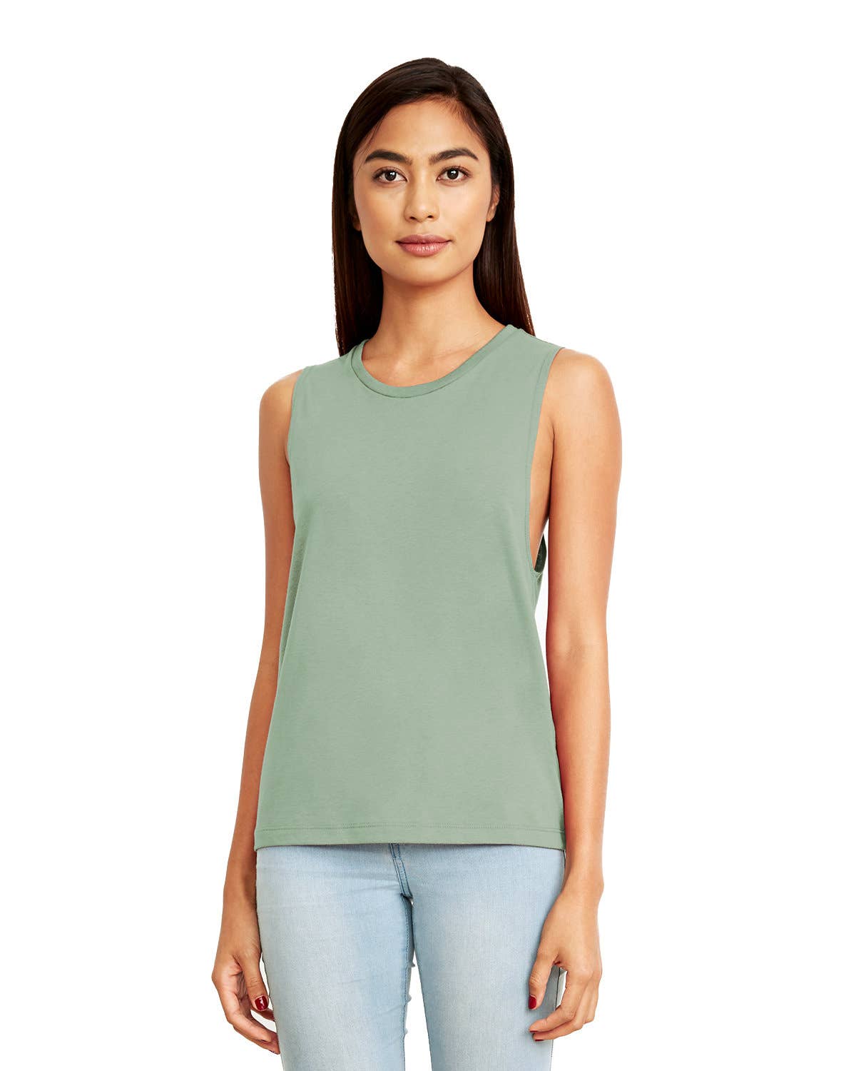 Mad Love Shop - Wholesale Tank Top - Women's - Sea foam or Forest Muscle Tank with Mushroom Fern Print5