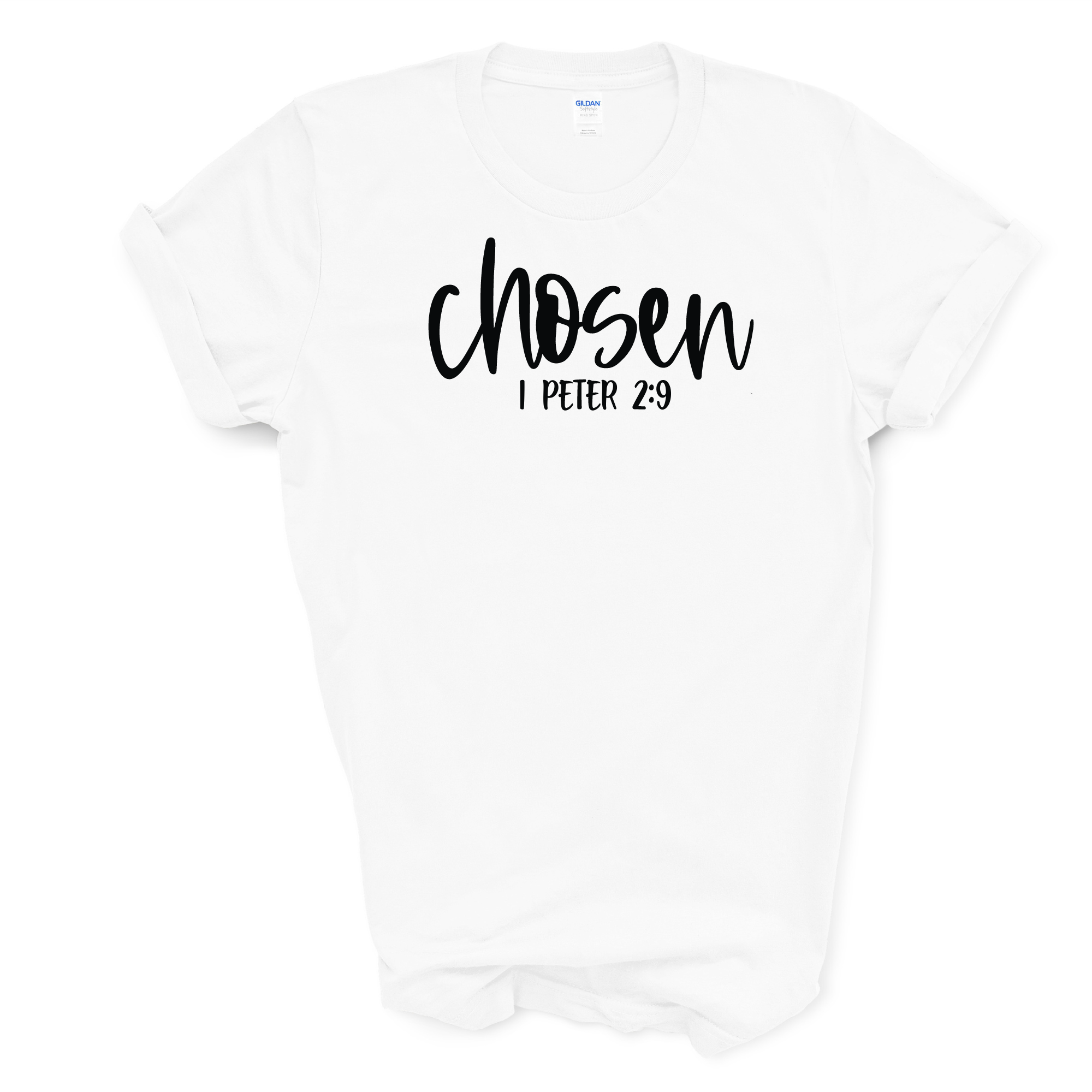 Love Ann Joy Apparel, LLC - Wholesale Screen Printed T-Shirt - Unisex - Chosen Bible Verse Christian T-Shirt5