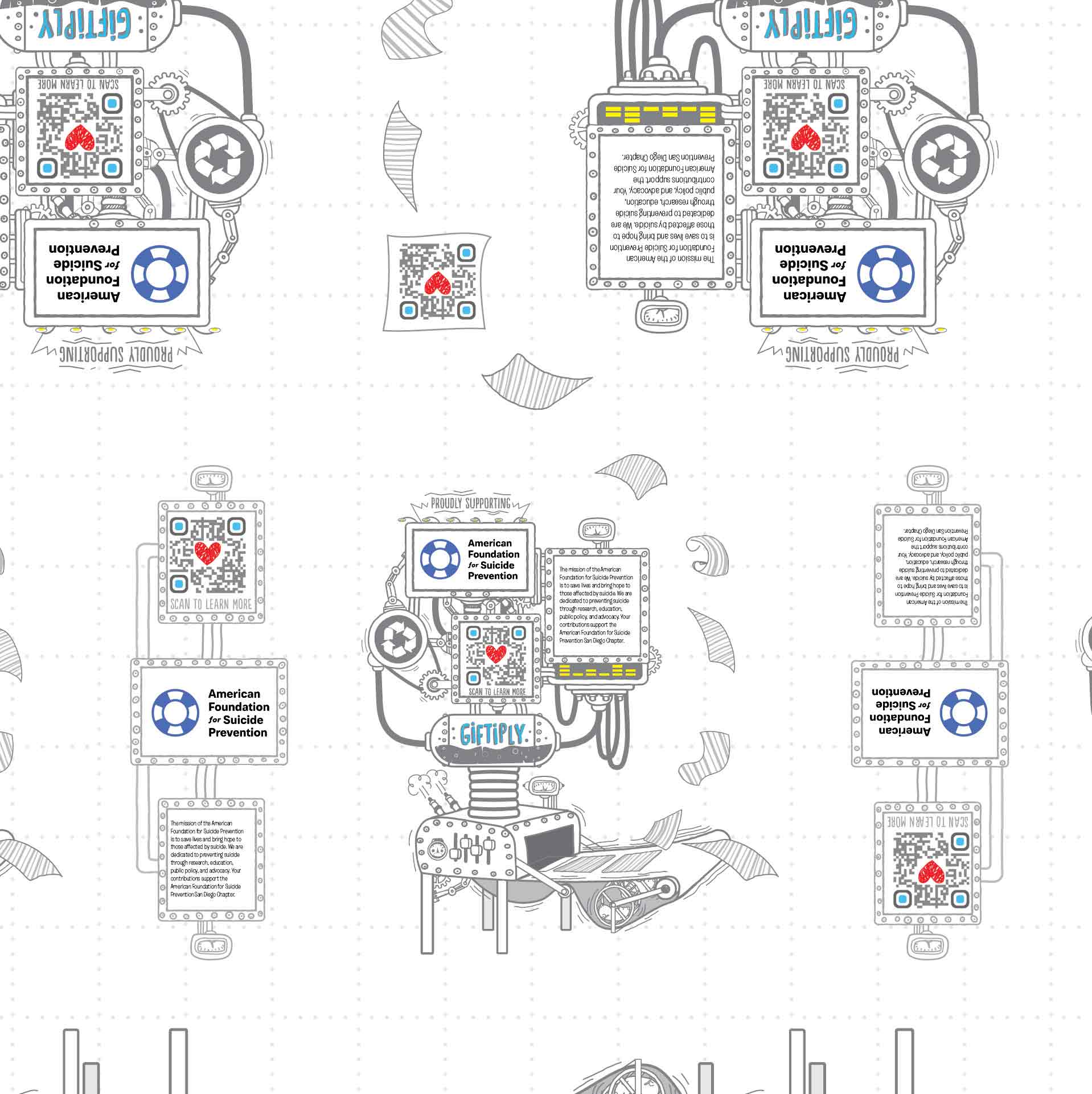 Giftiply - Wholesale Flat Wrap - Words of Affirmation - Charity Eco-Friendly Wrapping Paper5