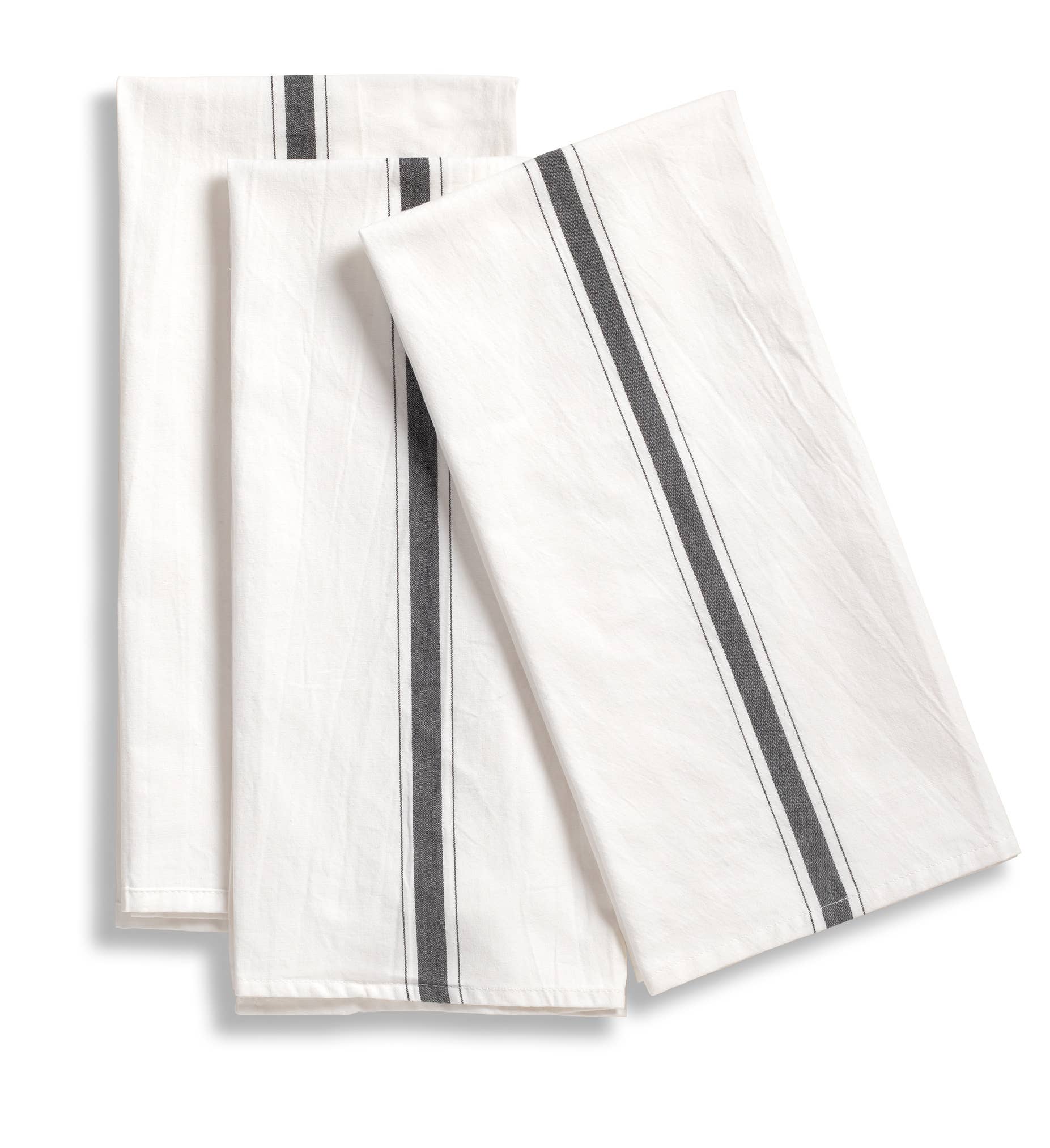 LLdecor - Wholesale Tea Towel - Chef Kitchen Towels - Baker Stripes, Set of 37