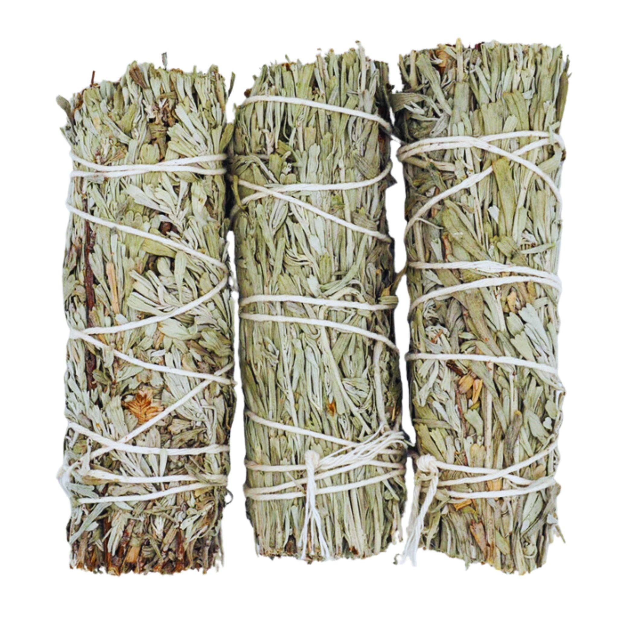 Third Eye Sage - Wholesale Sage Bundle - Wholesale 4″ Blue Sage Smudge Sticks – Bulk Gentle Cleansing Bundles for Serenity & Meditation1