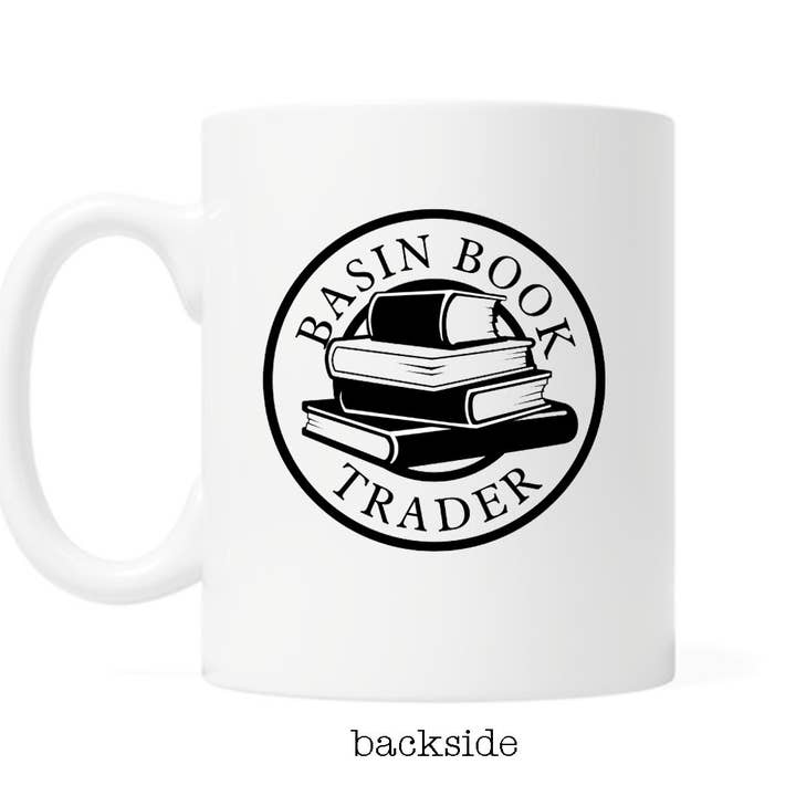 Custom Logo, Backside- The World belongs to those who read for wholesale by Fly Paper Products