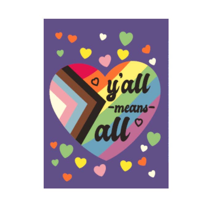 Fierté Y'all signifie tous Jumbo Aimant pour la vente par Kalan