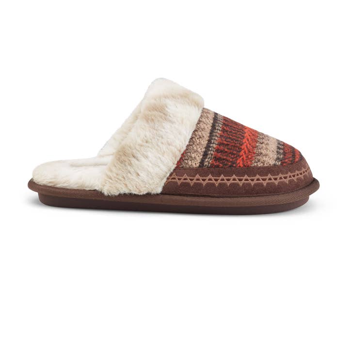 Cheyenne Muleâ„¢ - Rust Warm and Fuzzy Slipper for wholesale on Faire