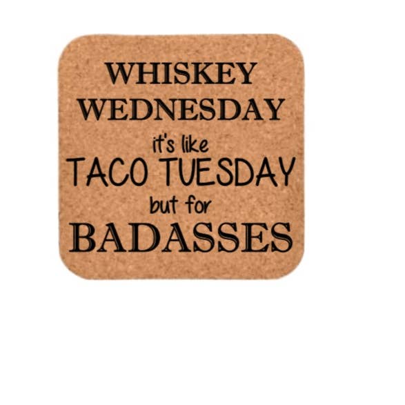 B4homemade, LLC - Wholesale Coasters - Whiskey Drinkers Cork Coaster Collection1