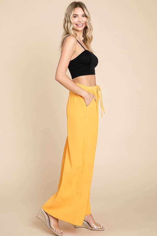 Culture Code - Wholesale Pants - Women's - CWP1650 - RELAXED FIT WIDE PANTS1