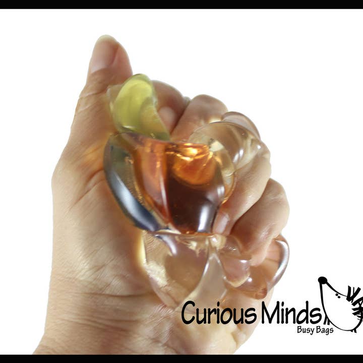 Curious Minds Toys - Wholesale Fidget Toy - Kids - 1 Gelatin Ice Cube Squishy Fidget Toy - Thick Gel Wiggly an