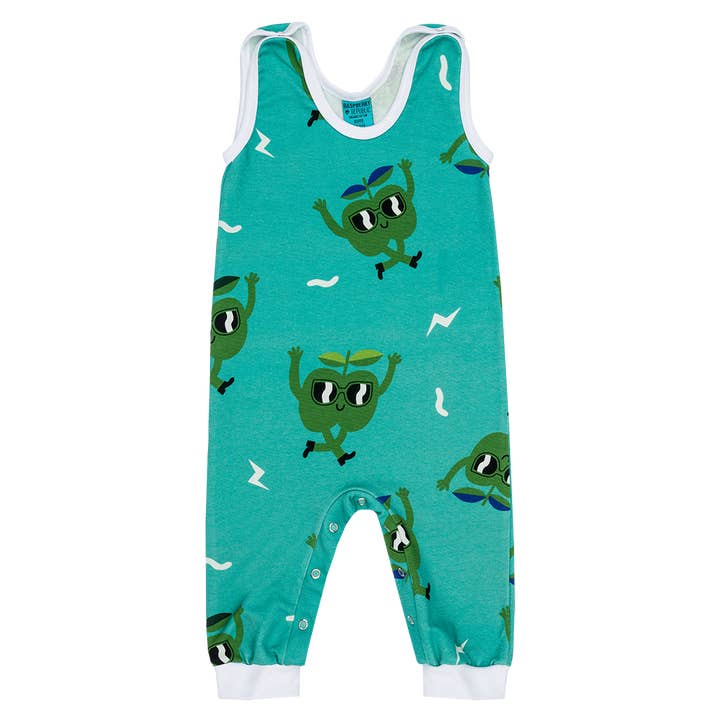 Juicy Apple Dungarees for wholesale by Raspberry Republic