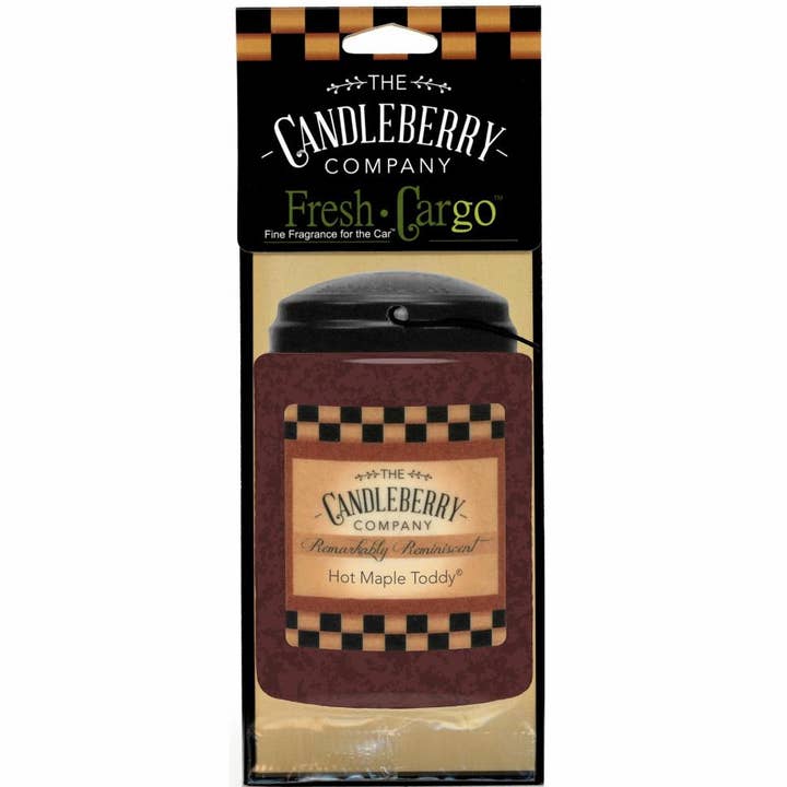 Hot Maple Toddy®- "Fresh Cargo", Scent for the Car  for wholesale by The Candleberry Candle Company