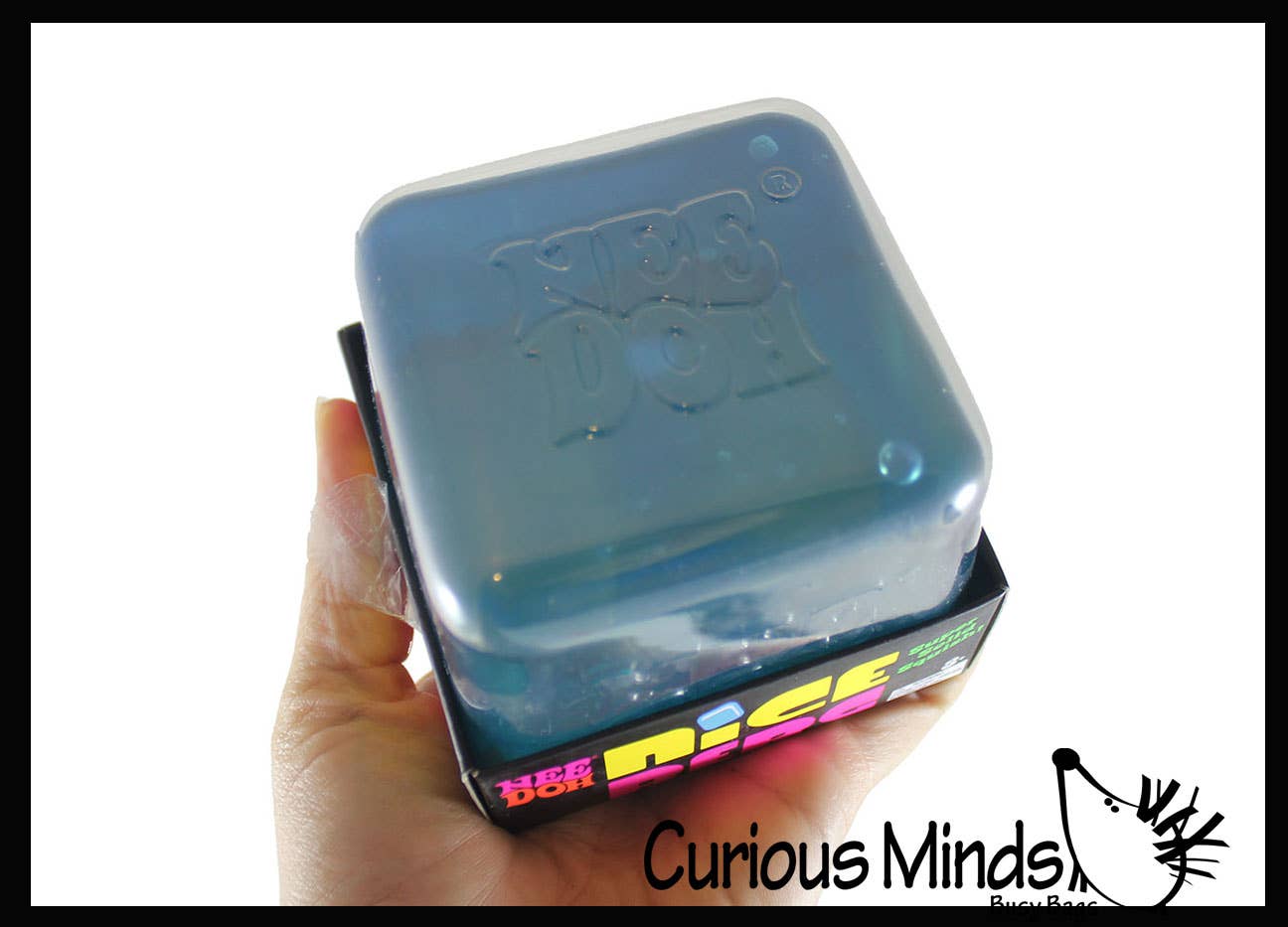 Curious Minds Toys - Wholesale Fidget Toy - Kids - 1 Nee Doh Jumbo Nice Cube Berg Ice Sugar Ball - Thick Glue/G5