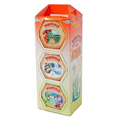 Tortuga Spirit Cake Company - Wholesale Cake - Tortuga Florida Flavor Six Pack1