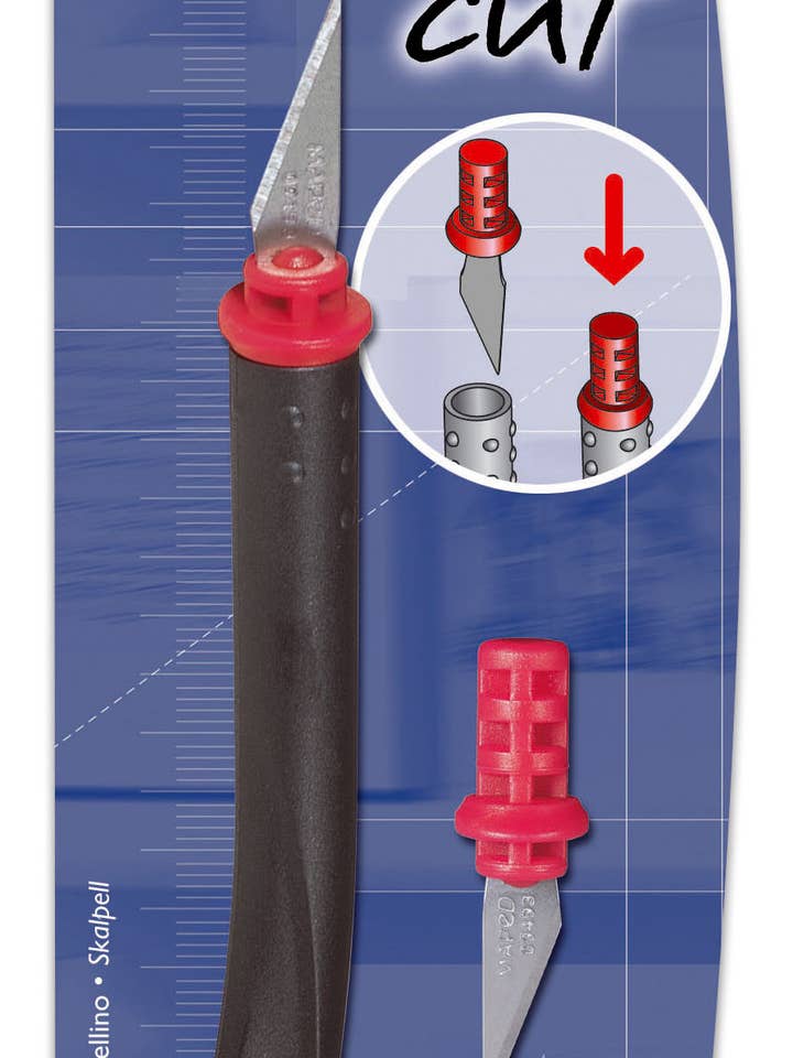 Easy'Cut Craft Knife with Integrated Storage + 2 Blades for wholesale by Maped Helix USA