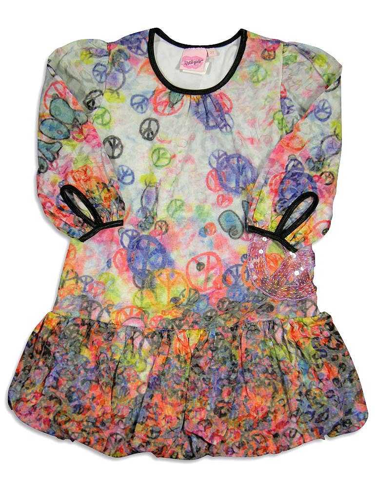 Eastern Off Price - Wholesale Dress - Kids - Lipstik Girl's Toddler - Size 16 Long Sleeve Dress - 6 Diffe4