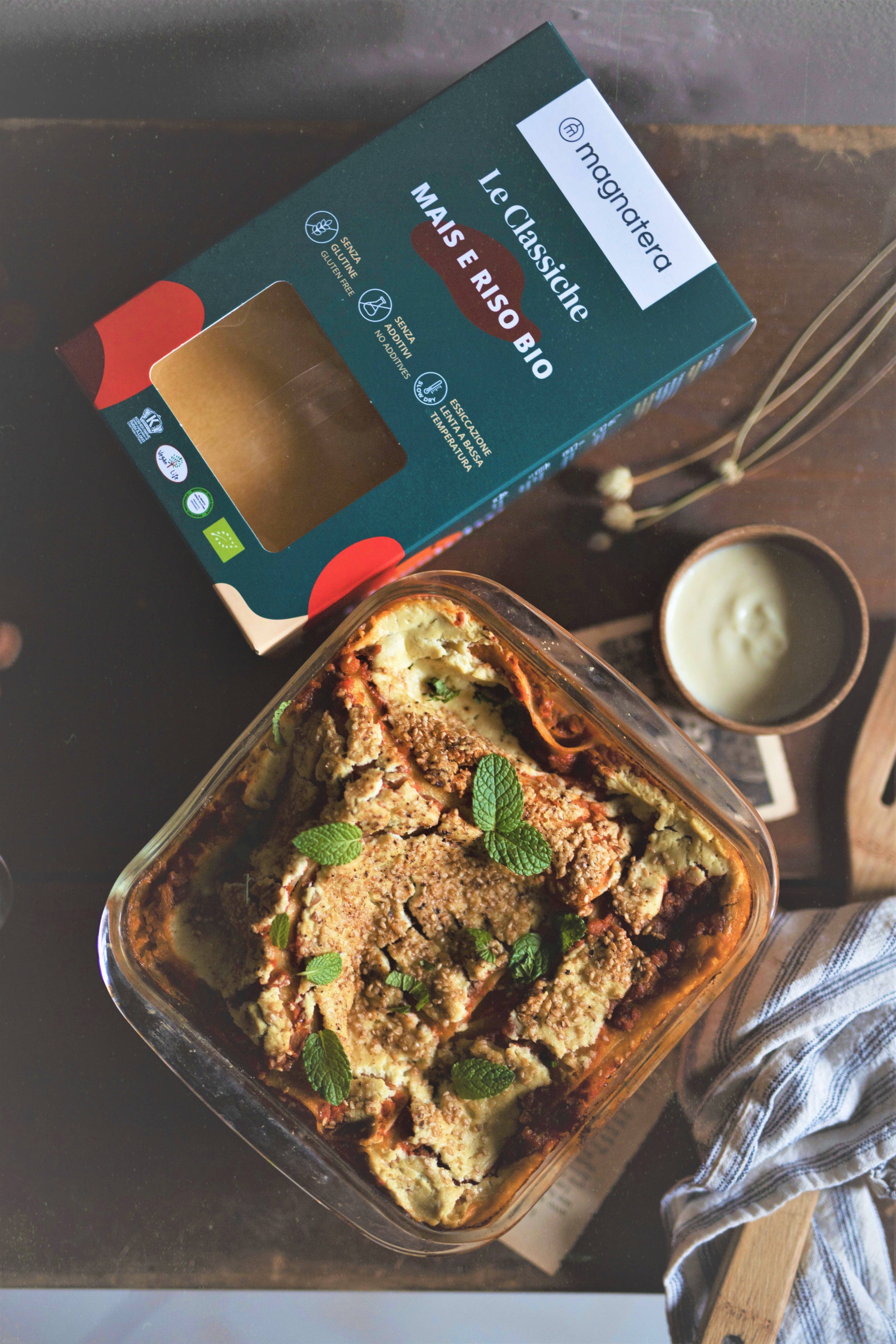 magnatera Pangea srl – wholesale Pasta – Glutenfri lasagne av ekologisk majs och ris, tillverkad i Italien3