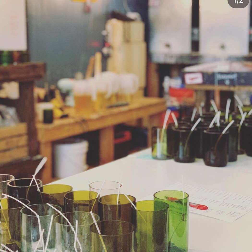 Unwined Candles - Wholesale Jar/Filled Candle - Oak & Amber Signature Series - Wine Bottle Candle3