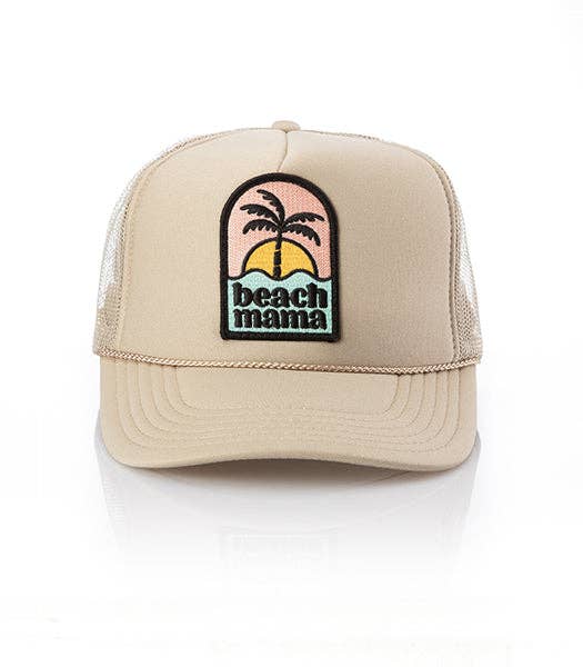 Local Beach – Großhandel Trucker-Cap – Damen – Beach Mama Patch Truckerhut