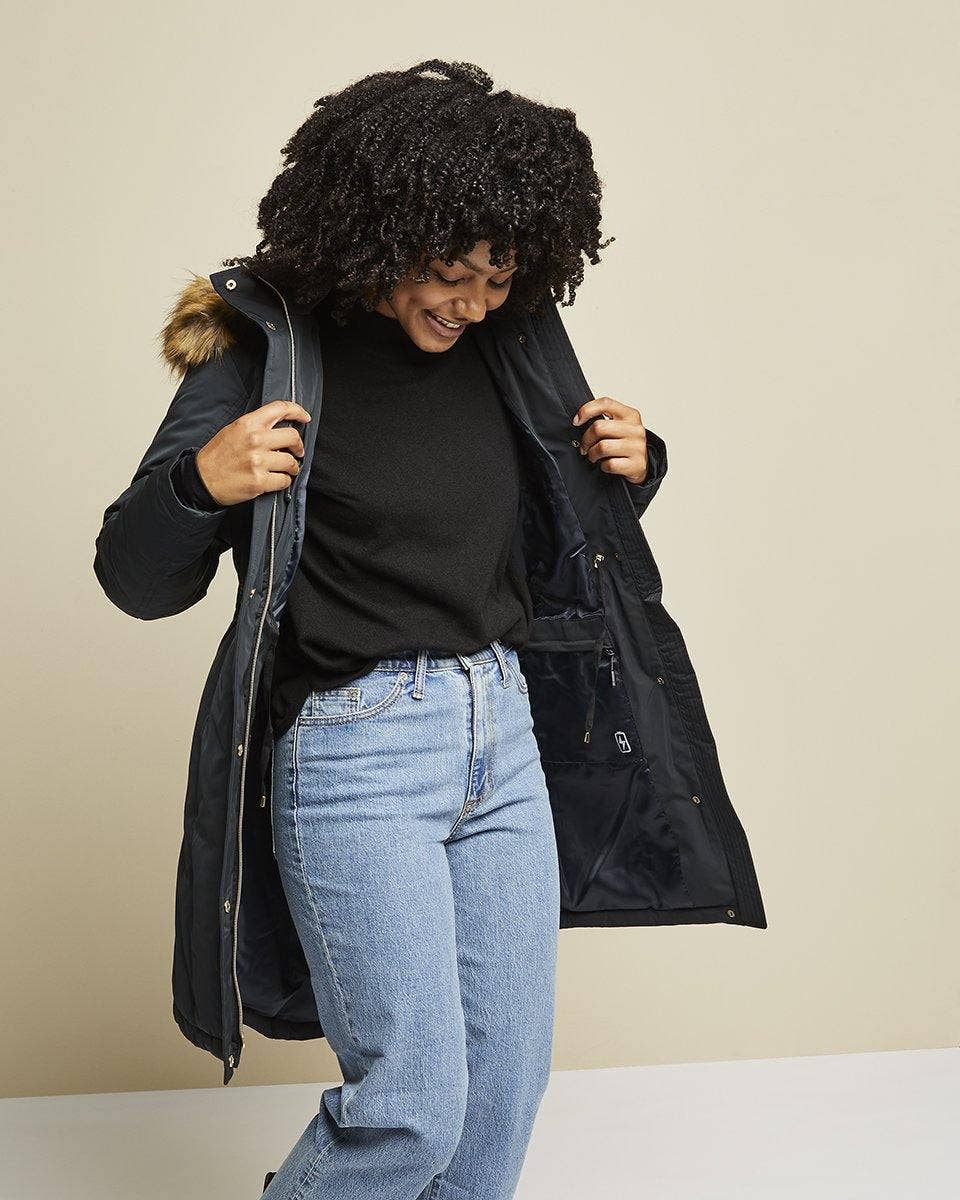 Kelvin Coats - Wholesale Parka - Women's - Nova Women’s Heated Parka Black8