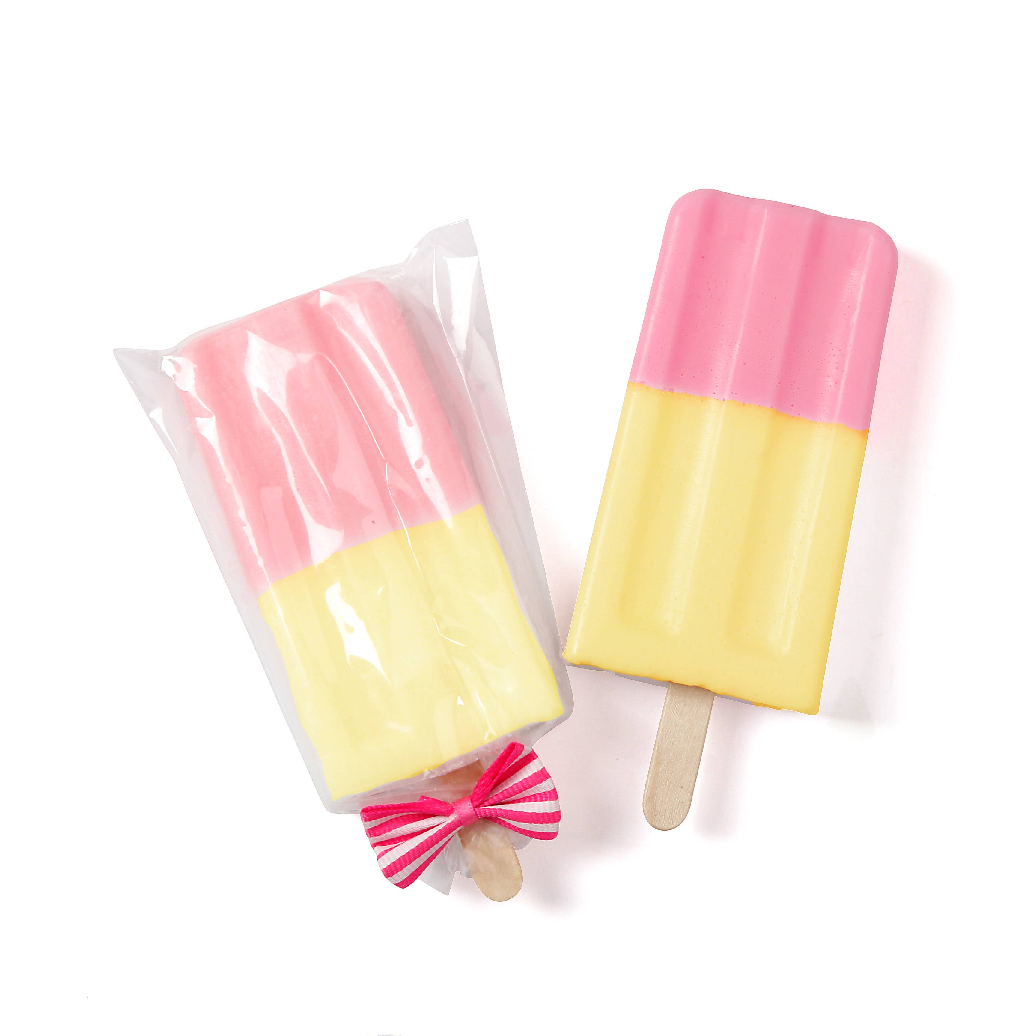 Olliepop - Wholesale Bar Soap - Pink Lemonade Popsicle Bar Soap