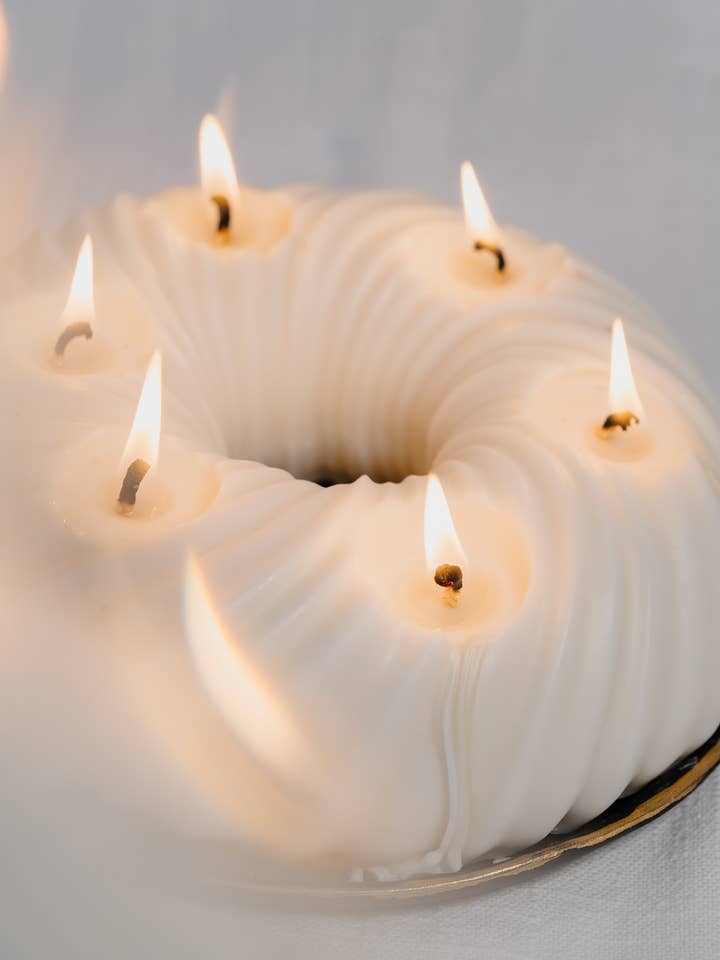 Kranz Kerze aus Soja und Rapswachs für den Großhandel von Nature Lover