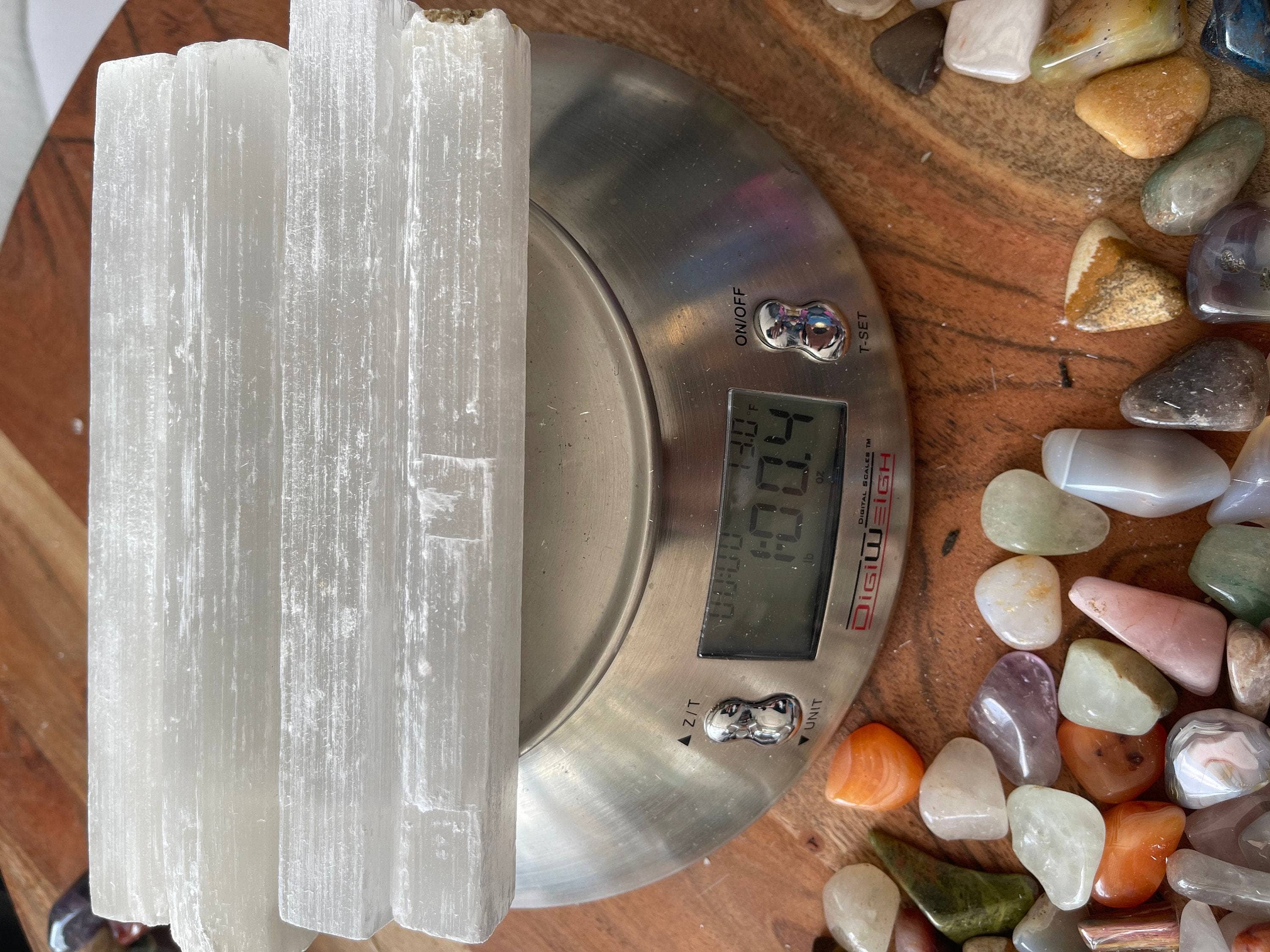 CaNatureLover - Wholesale Spiritual Stone/Crystal - 6-Inch Raw Selenite Wand8