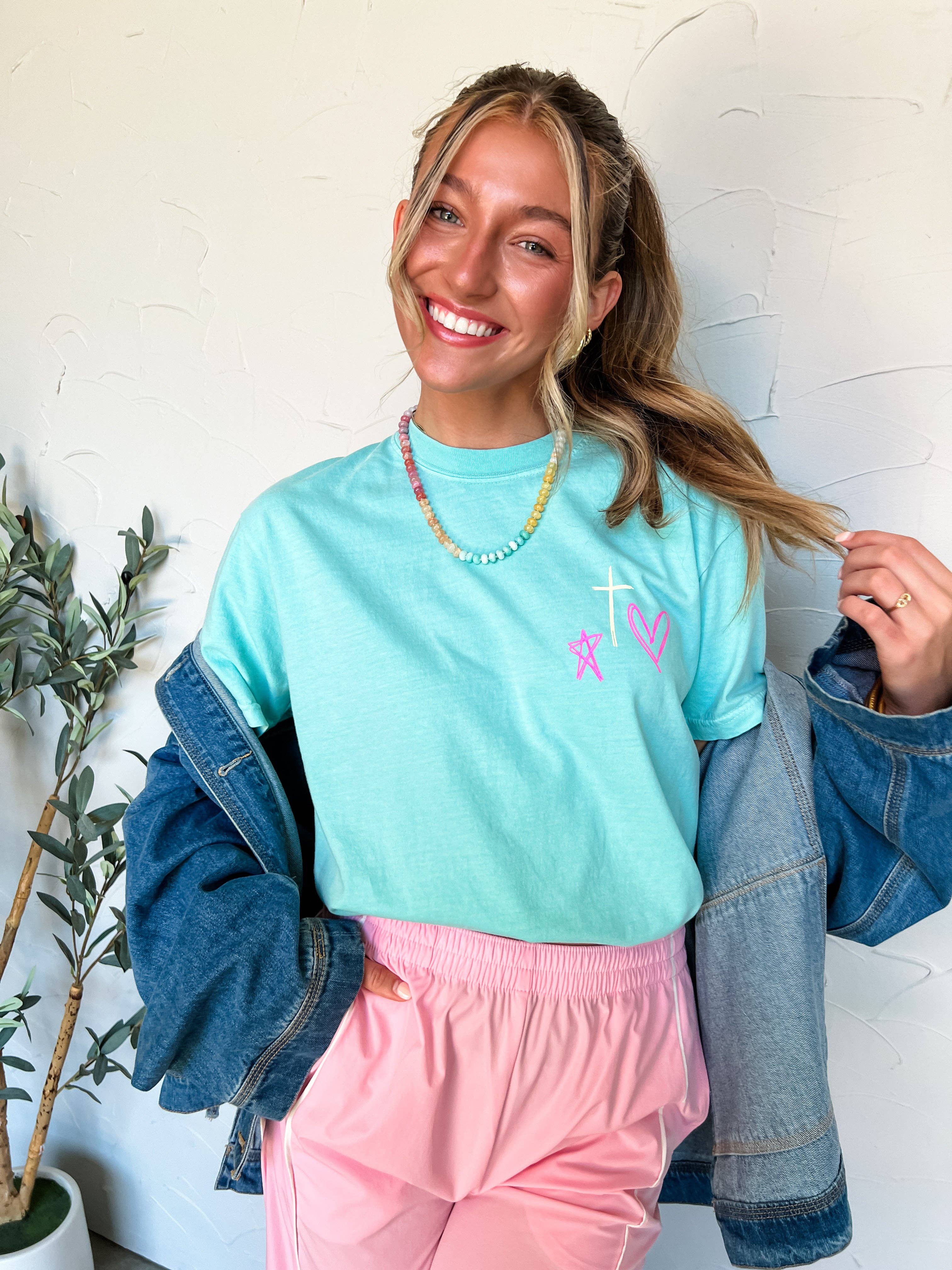 Pierce + Pine - Wholesale Screen Printed T-Shirt - Women's - Friend in Jesus4