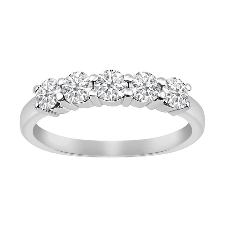 1 ct Moissanite diamant 925 sterlingsølv evighedsring for engroshandel hos Star Joya