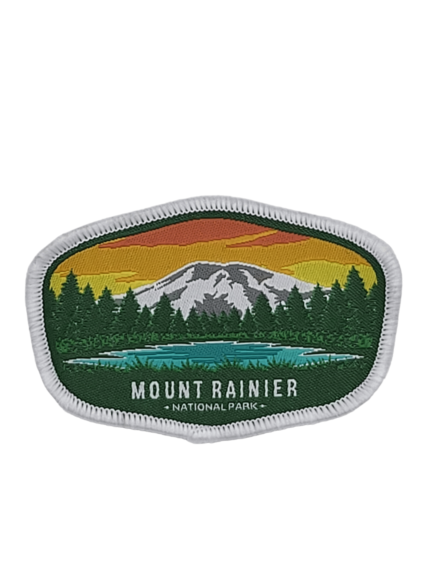 PNW Apparel - Wholesale Patch - Mount Rainier Patch – Berg- en Alpenmeertafereel0
