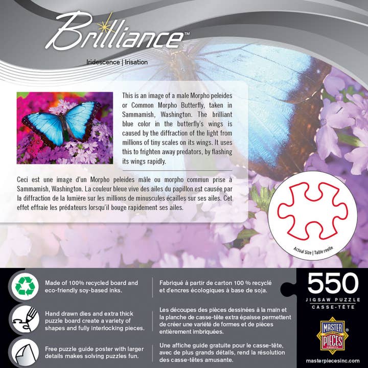 Masterpieces Puzzles - Wholesale Puzzle - Adult - Brilliance - Iridescence 550 Piece Puzzle