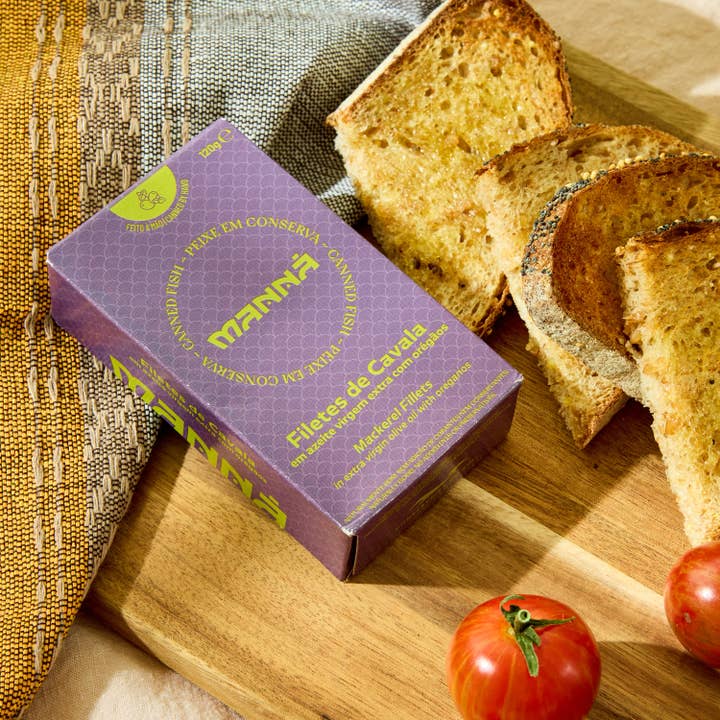 Manná Mackerel Fillets with Oregano in EVOO for wholesale by Lata