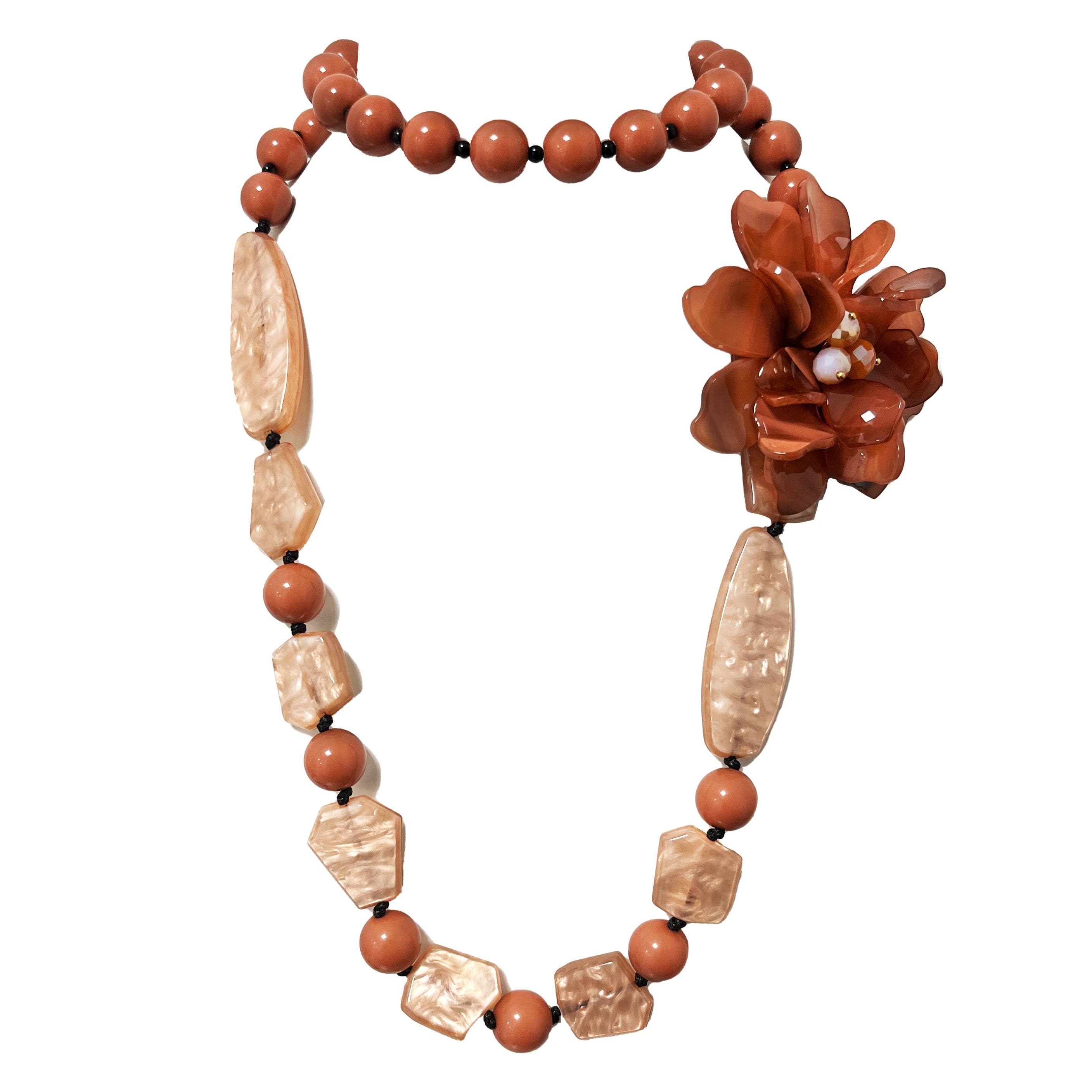 AMORINO SRL - Vendita all'ingrosso Collane di perline/perle - Collana Lungo Con Resina - FT23224E3881