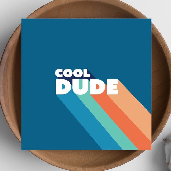 Grußkarte — Cool Dude für den Großhandel von The Home Of Smiles