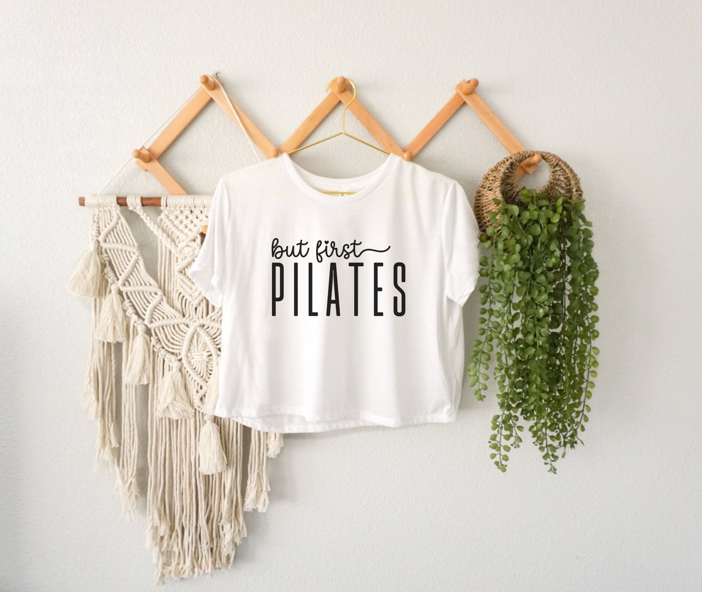 Stiles Tee Co. - Wholesale Screen printed t-shirt – Women′s - Pilates crop top | Workout shirt for women | Fitness tee
