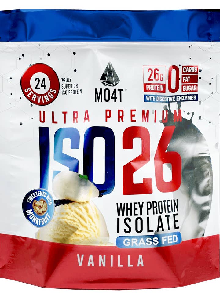 ISO26 Whey Protein Vanilla (24 servings) for wholesale by MO4T
