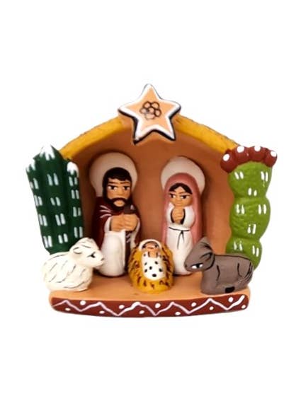 Handcrafted Ceramic Nativity Scene From the Andes for wholesale by Sedona Spirit