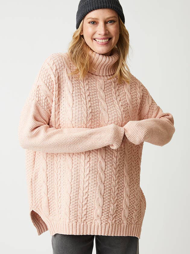 Emily Eco Cotton Turtleneck for wholesale by Parkhurst