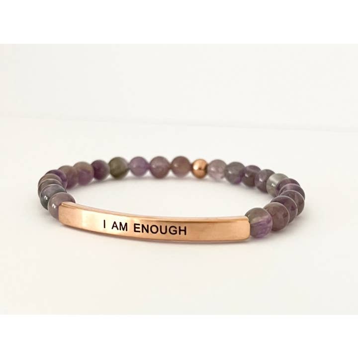 The Inspiration Company - Wholesale Beaded Bracelet - I Am Enough2