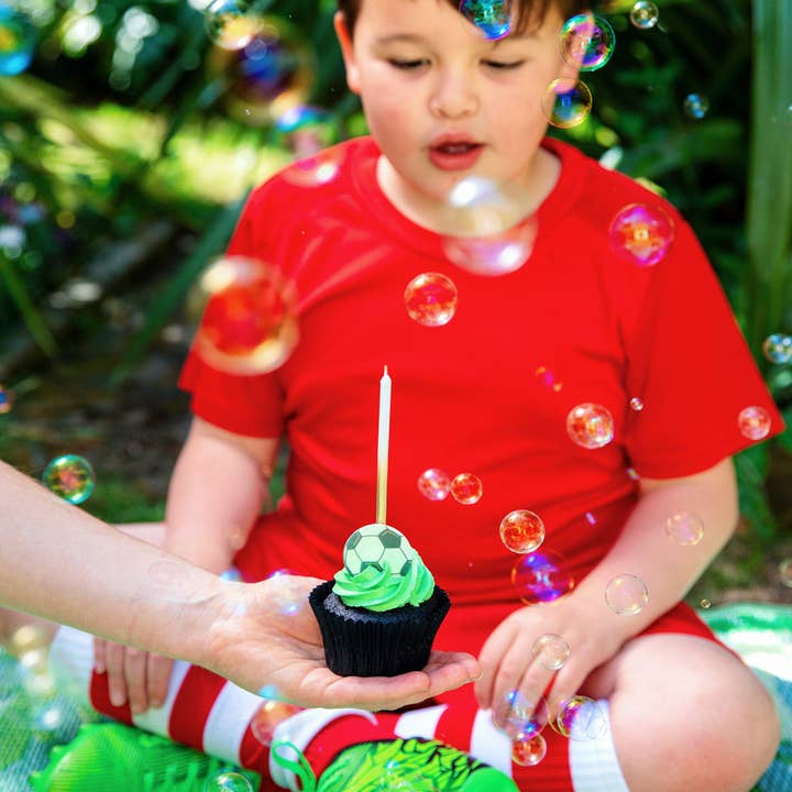 Talking Tables EU - Wholesale Cake Candle - White and Gold Candles - 16 Pack5