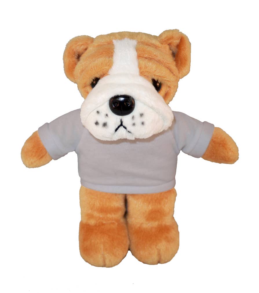 Plushland - Wholesale Stuffed/Plush Toy - Kids & Baby - Plush Bulldog Bean Bag animal 8"17