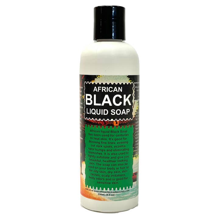 African Black Liquid Soap-sk-0235 for wholesale by African Fair Trade Society
