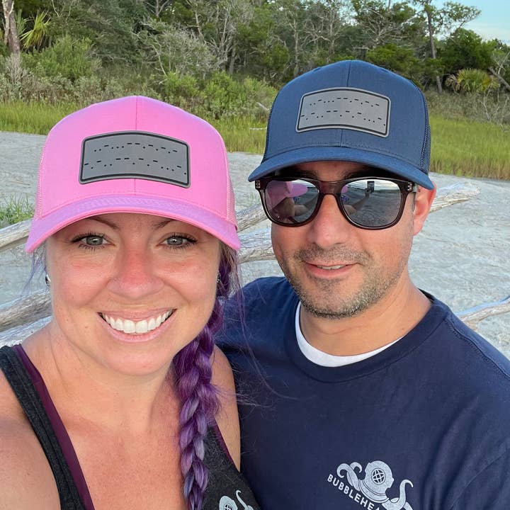 BUBBLEHEAD INK - Wholesale Trucker Hat - Unisex - Fuck Cancer Morse Code Trucker Hat0