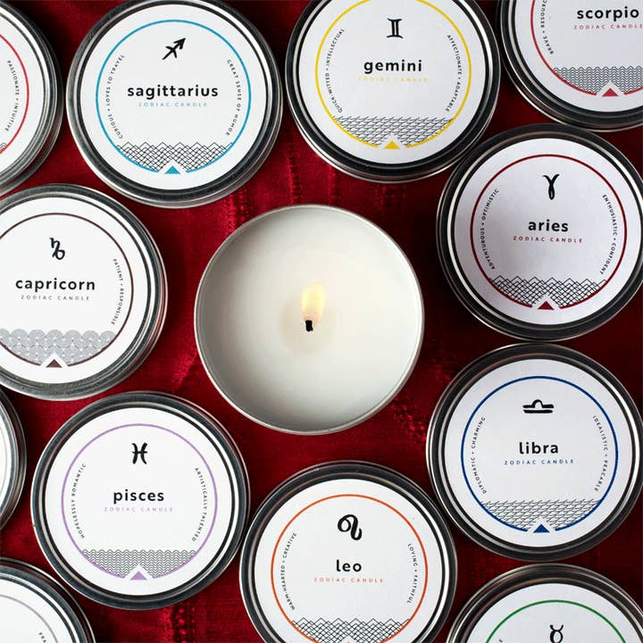 Prosperity Candle - Wholesale Travel Candles - Zodiac Candle Collection - Handmade3