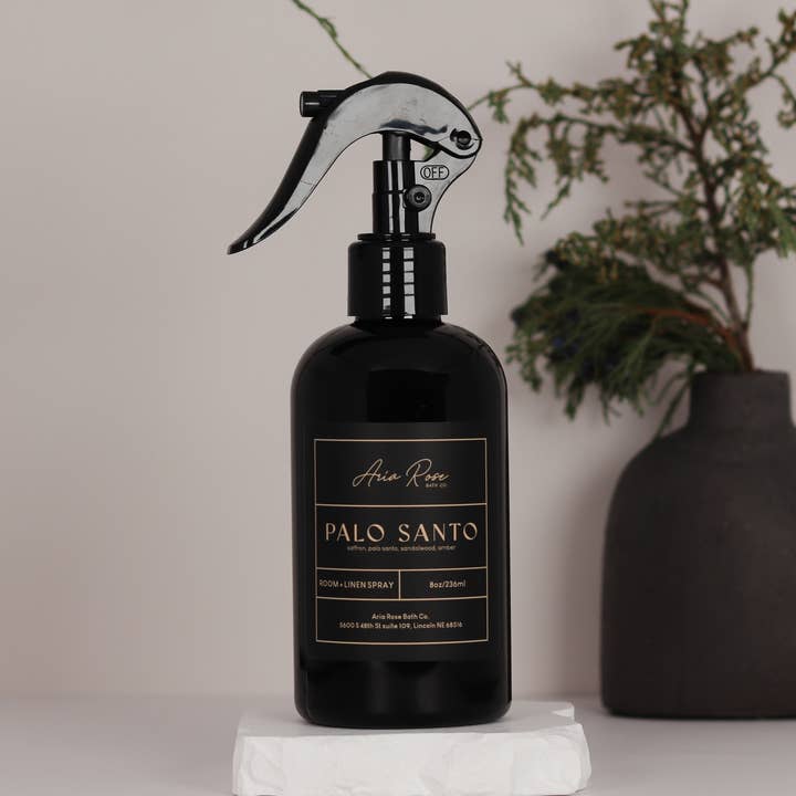 Palo Santo Room + Linen Spray - Dusk Collection for wholesale by Aria Rose Bath Co