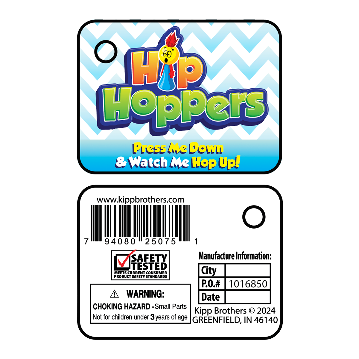 Novelty Brands - Wholesale Classic Toy - Kids - Hip Hopper Toy Assortment - 12/Display5