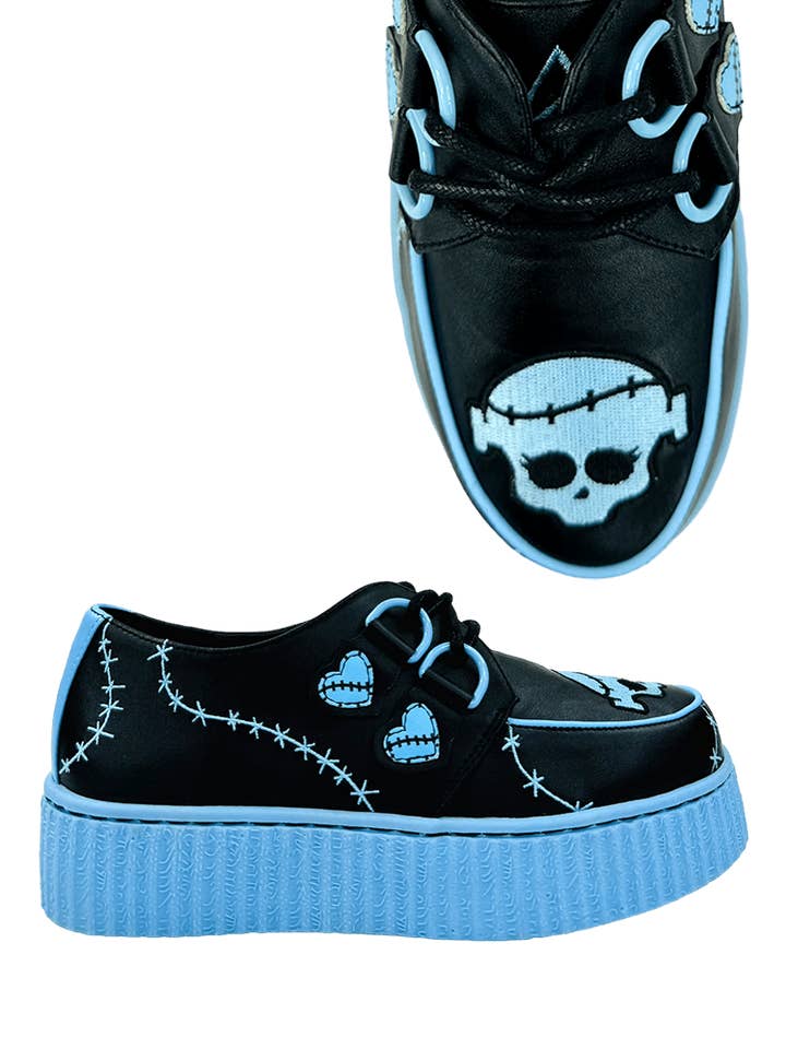 CREEP FRANKIE STEIN - BLACK/BLUE for wholesale by YRU Shoes