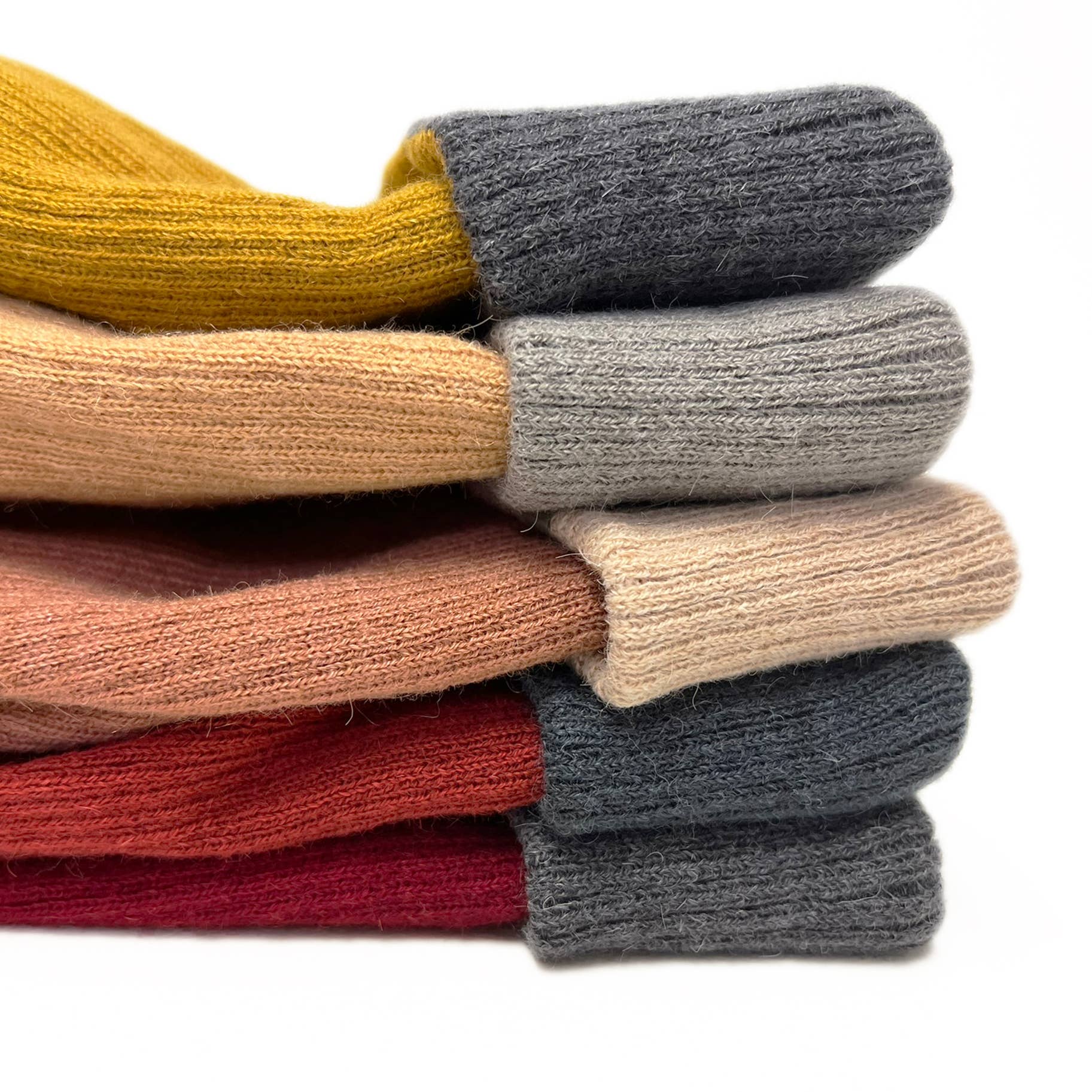 Shupaca Alpaca - Vendita all'ingrosso Berretto - Unisex - Berretto - Rev Rib - Brick3