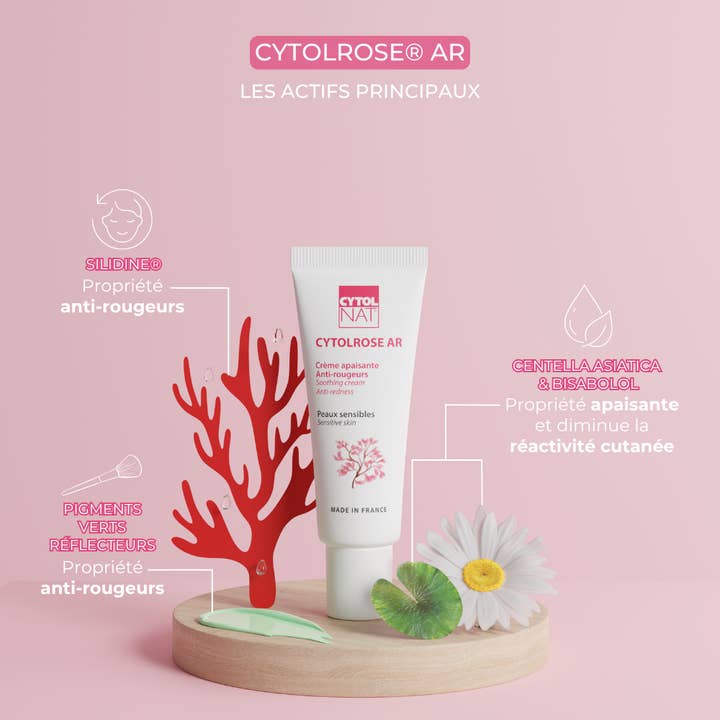 Laboratoires Cytolnat - Wholesale Facial Moisturizer - CYTOLNAT - Cytolrose AR - Anti-redness moisturizer2