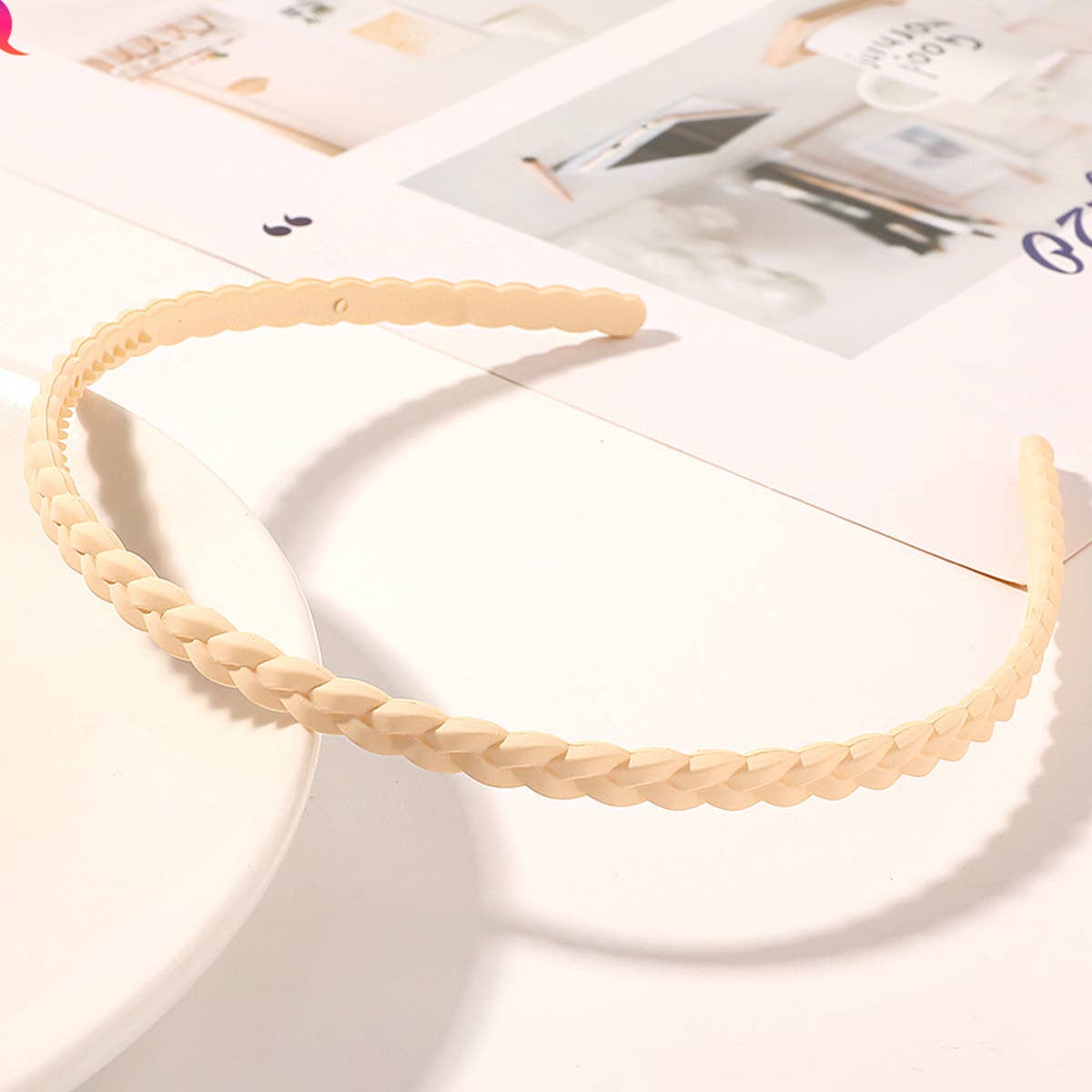 ACCITY - Wholesale Fashion Headband - Women's - BRAIDED DESIGN HEADBAND_CWAHA02160