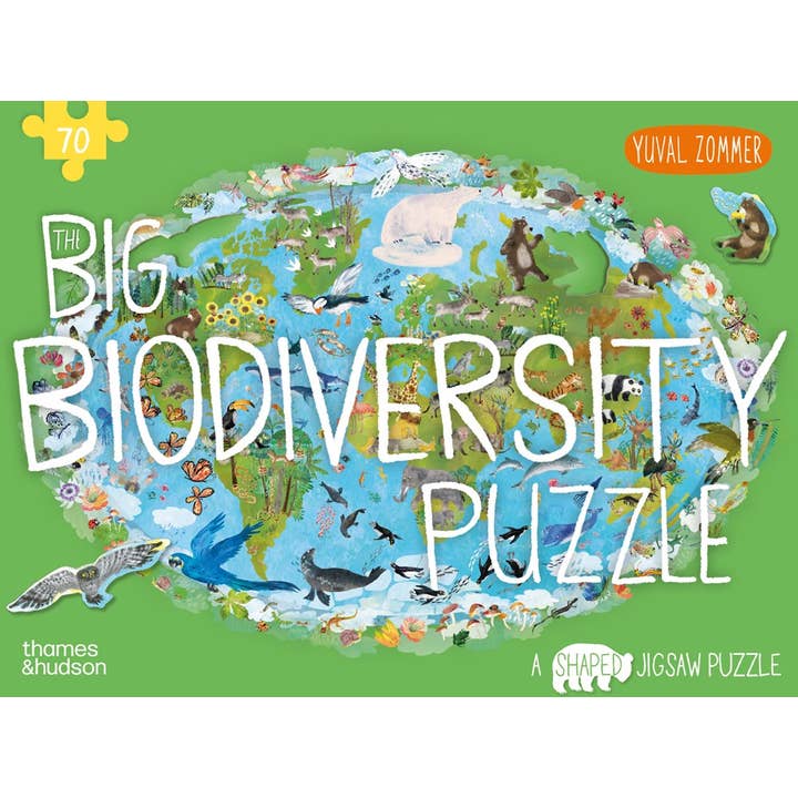 The Big Biodiversity Puzzle: A Shaped Jigsaw Puzzle for wholesale by W. W. Norton