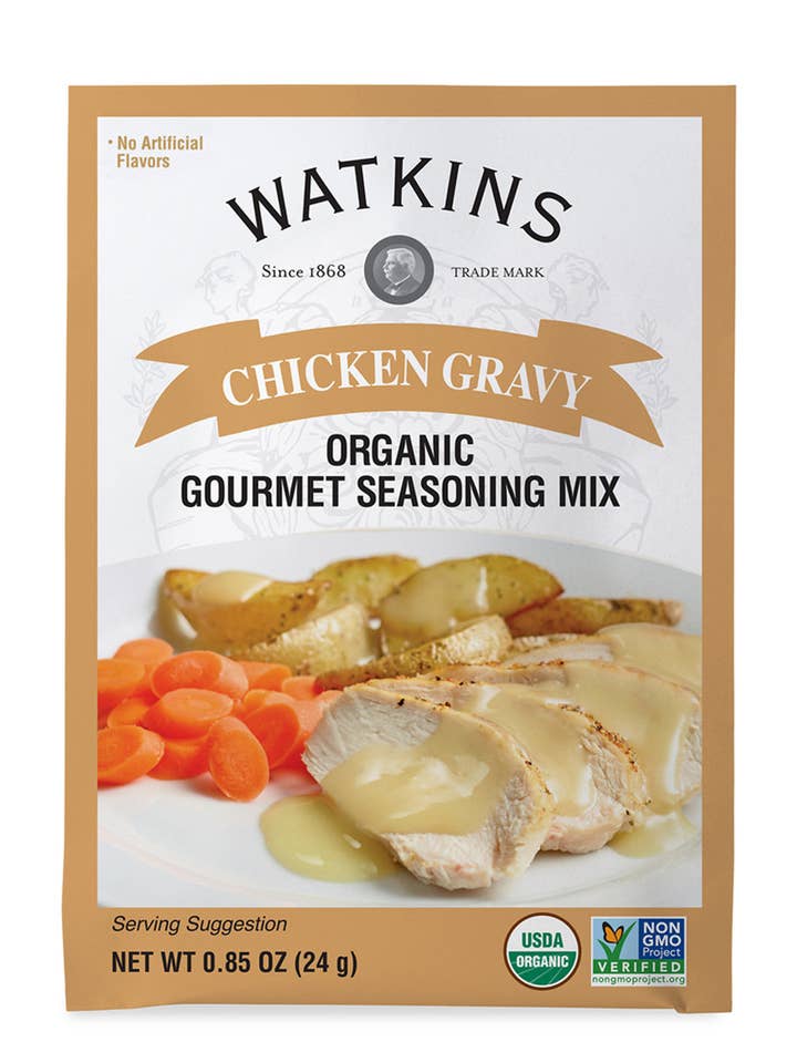 Organic Chicken Gravy Gourmet Seasoning Mix, 0.85 oz for wholesale by The Watkins Co.