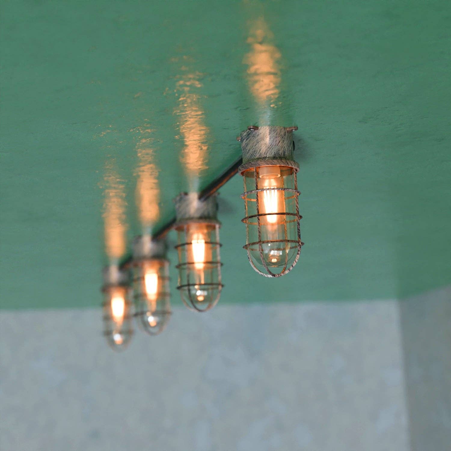 Ledsone – wholesale Chandelier/hanging light – Retro Oval Bulkhead Cage Wall Ceiling Mount Fitting Light ~55258